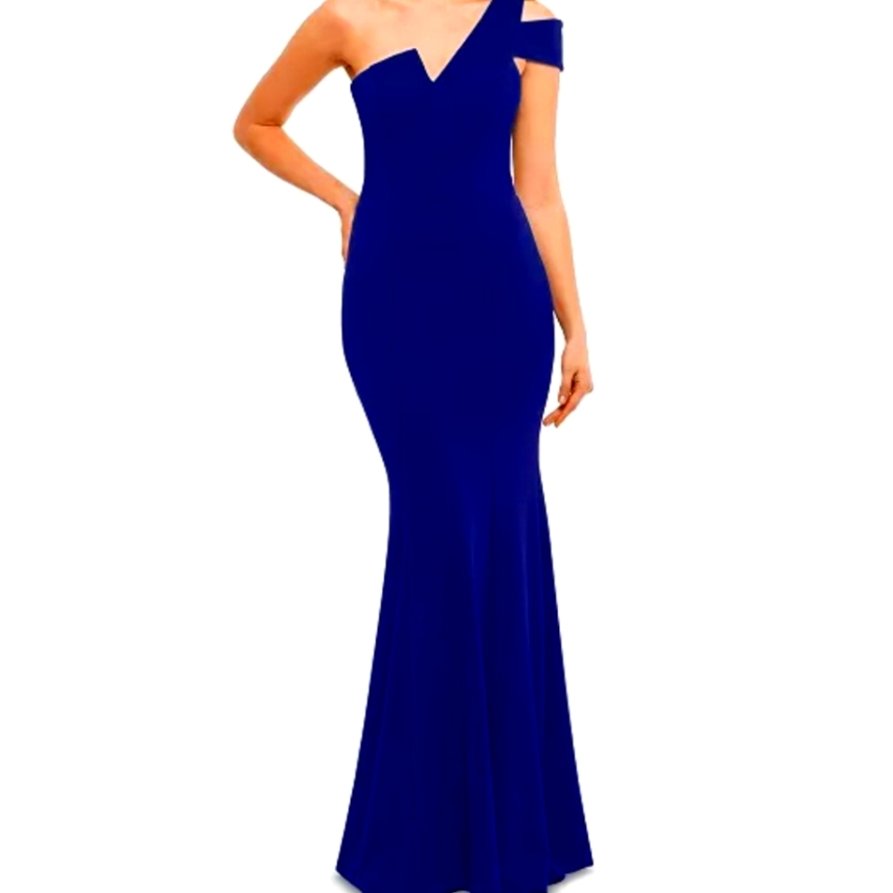 Betsy & Adam: One-Sholder A-Line Gown